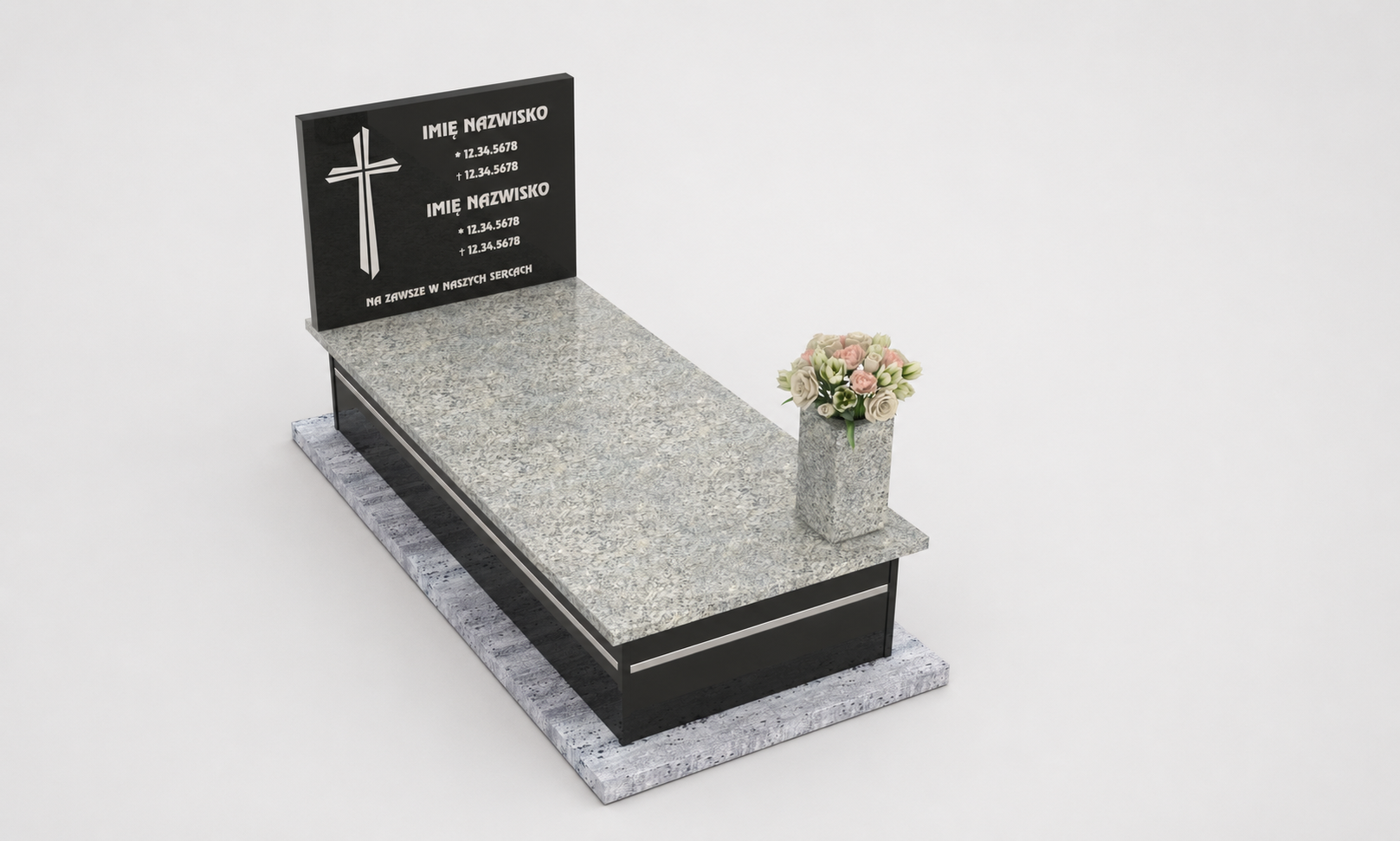 Nagrobek kompozytowo-granitowy – budowa i zalety konstrukcji.