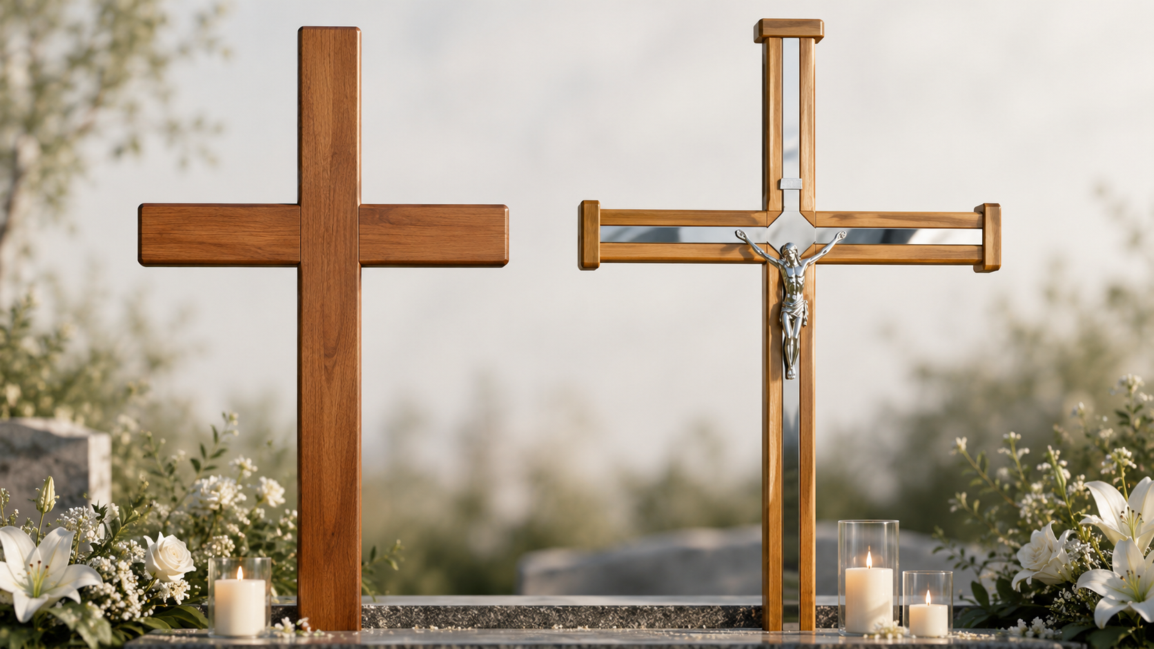 Krzyż nagrobny LUX czy klasyczny? Wymień stary krzyż nagrobny, zanim zrobi się za późno